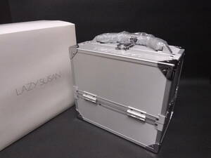 LAZY SUSAN レイジースーザン アルミ製 メイクボックス 化粧箱 コスメケース カネボウ化粧品 未使用品