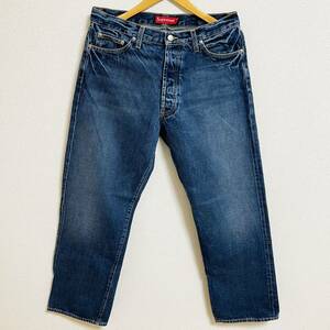 激レア Supreme Denim Pant Blue W34 1990年代 90s デニム パンツ ジーンズ ボックスロゴ 初期 OLD Vintage