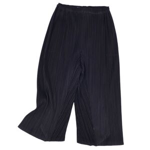 美品 プリーツプリーズ イッセイミヤケ PLEATS PLEASE パンツ ワイドパンツ サルエルパンツ ボトムス レディース 2 cf08mb-rm10f11221