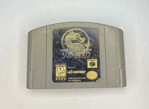 N64 ニンテンドー64北米版 海外版 モータルコンバット MORTAL KOMBAT MYTHOLOGIES SUB-ZERO MIDWAY NINTENDO 