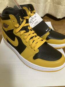 箱なし未使用品 国内タグ付き AIR JORDAN 1 HIGH GOLF POLEN DQ0660-700 エアジョーダン