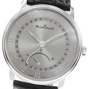 ブランパン Blancpain 6653 ヴィルレ ウルトラスリム K18WG レトログラード ポインターデイト 自動巻き メンズ 美品 _816558