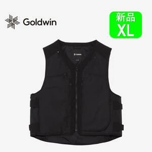 【F-53】size/XL　GOLDWIN　ゴールドウイン　パーテックス シールド 2レイヤー ベスト(Ski)　 G13305　カラー：ブラック(BK)　サイズ：XL