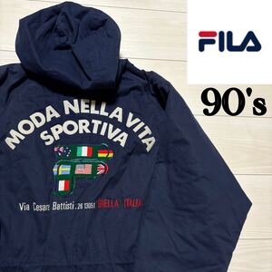 90s FILA SPORT ブルゾン　ジャケット　フィラスポーツ　Sサイズ 90