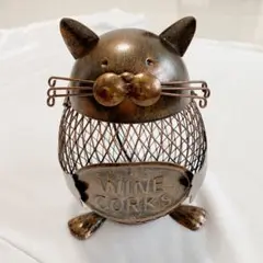 ✨１点のみ✨Tooarts 猫小銭ボックス 貯金箱 動物 置物 飾り 内装