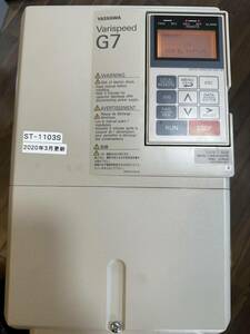 （X3)★中古品★動作確認済み★ CIMR-G7A47P5 インバーター　安川電機AC3PH　380-480V 25A 50/60Hz YASKAWA