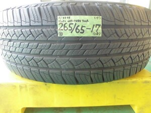 5) 4305 (2 ミシュラン ＬＡＴＩＴＵＤＥ ＴＯＵＲ ２６５／６５Ｒ１７ １本のみ 2017年製 ランクル プラド 等 店頭取り付け可