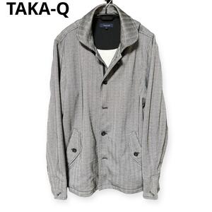 タカキュー TAKA-Qジャケット グレー Lサイズ メンズ ポリエステル