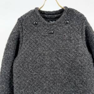 希少《 Mint Condition / FRANKLEDER 》極上品【 フランクリーダー 二重 ボタン デザイン ニット セーター S ドイツ製 】