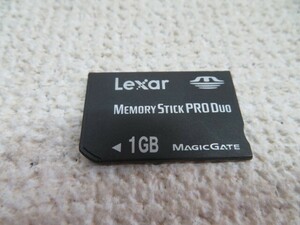 1GB★Lexar MAGIC GATE メモリースティック PRO Duo レキサー USED 10189①★！！