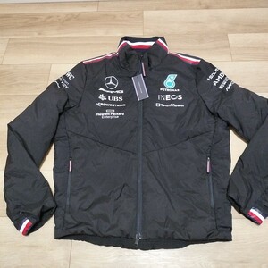 2023 メルセデスAMGペトロナスF1 チーム支給品 パッファ・ジャケット Mサイズ 新品 非売品 TOMMY HILFIGER ハミルトン ラッセル 