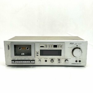 難あり AKAI アカイ ステレオ カセットデッキ GX-M10 STEREO CASSETTE DECK オーディオ機器 日本製 赤井電機 通電確認【道楽札幌】