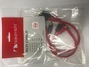 ■USA Audio■ナカミチ Nakamichi NK-RCP1F 1F2M Yアダプター:1メス-2オス, 長さ：30ｃｍ ●2本入り●税込