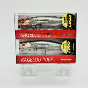 新品 Megabass メガバス KAGELOU 100F KAGELOU カゲロウ カゲロウ 100F HT NAMINOHANA HT ナミノハナ 2点セット