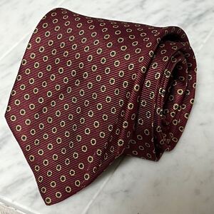 770円～ Brooks Brothers ネクタイ レッド ドット 総柄 (R1)