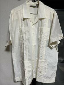 vintage キューバシャツ　Cuba shirt 　刺繍　柄 50s 60s 70s 80s 古着　ヴィンテージ