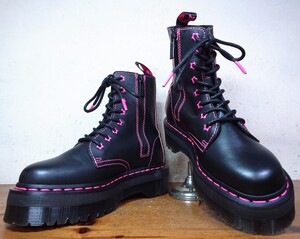 【試し履き程度/送料無料】Dr.Martens/ドクターマーチン JADON Ⅱ STAR 厚底 サイドジップ 8ホールブーツ UK5 24cm相応/クレイジーボム