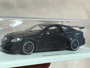 1/43スパーク SPARK S1079 メルセデス ベンツ Mercedes-Benz C63 AMG ブラック H550 ダイムラー