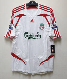 07-08 リバプールLiverpool LFC(A)#8 ジェラード GERRARD 選手用半袖 adidas プレミアリーグ仕様 XL