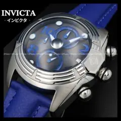 上品★クロノグラフ★ブルー INVICTA Lupah 43877