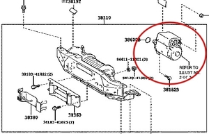【トヨタ純正新品】TOYOTA 未使用品 ★超希少品★ ランドクルーザー 100 電動ウインチモーター ランクル100 ウィンチモーター 38600-60091