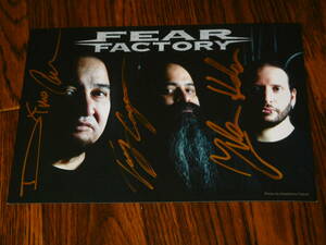 FEAR FACTORY 直筆サイン入りカード！ Dino Cazares 