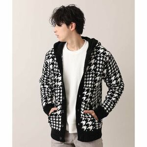 【試着のみ】MKオム ふわもこモールパーカー(ホワイト) 定価\9,790 LLサイズ ホワイト MK homme