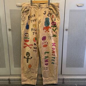 古着　ヴィンテージ　vintage パンツ　ワークパンツ　リメイク　リメイクパンツ　ジャンク　ぼろ　ボロ　グランジ　個性派