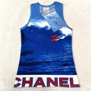 デッドストック品☆ ヘイリービーバー 着用　02S ☆新品☆ CHANEL シャネル　SURF サーフ　タンクトップ　カットソー　レディース