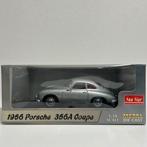 Sun Star 1/18 Porsche 356A Coupe 1956 Silver サンスター ポルシェ クーペ カレラ シルバー Carrera ミニカー モデルカー