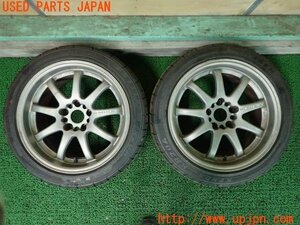 3UPJ=19720905]MR2(SW20 5型)後期 WORK EMOTION XD9 ワークエモーション 17インチタイヤホイール 8.5JJ ＋32 PCD114.5 5穴 4本 中古