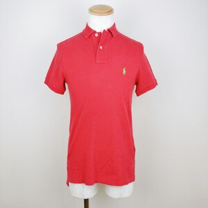 0106 ／XＳ／POLO RALPH LAUREN　メンズ　トップス　 ポロシャツ 半袖　赤　レッド