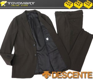 1131●DESCENTE デサント●7750　新品 【カジュアル過ぎない新しい着こなし】 スタイリッシュ ストレッチスーツ　ブラウン系/A5