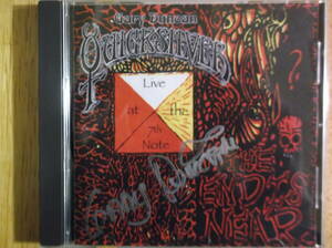 Autographed サイン入り【 Gary Duncan Quicksilver / Live At The 7th Note 】Messenger Service Greg Erico クイックシルバー QMS