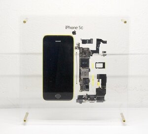 Apple iPhone 5C 標本アート アップル 自作 分解 展示 パネル スマホ コレクション 2041912