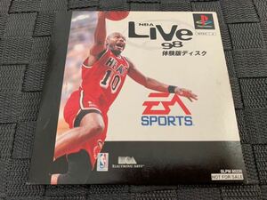 PS体験版ソフト NBA LIVE 98 体験版 非売品 プレイステーション PlayStation DEMO DISC Tim Hardaway SLPM80226 Electronic Arts EA