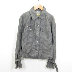 BURBERRY イタリア製 カットオフ ストレッチ デニムジャケット /バーバリー 1105