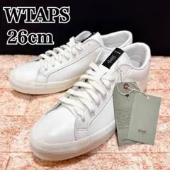 新品 WTAPS ダブルタップス レザー スニーカー 白