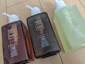 【未使用2つ】haru シャンプー　ラベンダー　ノーマル　シトラス　400ml