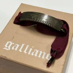 新品 JOHN GALLIANO ジョンガリアーノ プレート付き ブレスレット