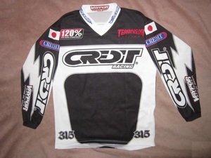 TEAM CREDIT RACING VAYPOR DESIGNS CUSTOM MX JERSEYS クレジット フルデコ メッシュ モトジャージ ロンT 長袖Tシャツ スノボ モトシャツ