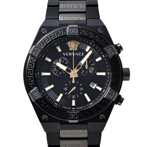 ヴェルサーチ Versace スポーティグレカ クロノグラフ VESO01022 ブラック文字盤 新品 腕時計 メンズ