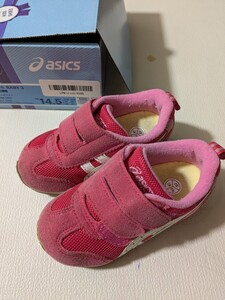 アシックス　スクスク　アイダホベビー　14.5　 asics　ベビー シューズ