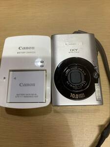 Canon IXY DIGITAL デジタルカメラ 25 IS シルバー キャノン デジカメ 10.0MEGA PIXEL稼動品 シャッター正常 充電器正常6718112527