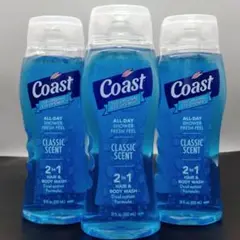 コースト クラシックセント ヘアー＆ボディウォッシュ 532mL×3本