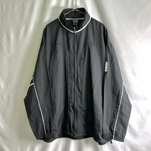 00s NIKE ナイロン ジャケット XXL ビッグサイズ ブラック 黒 ナイキ 80s 90s 古着 オールド ビンテージ