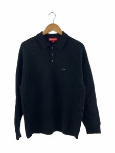 Supreme◆23AW/Small Box Polo Sweater/セーター(厚手)/M/ウール/BLK//