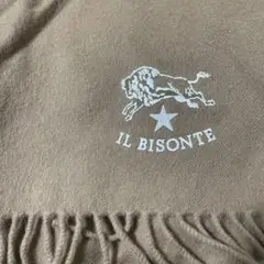 IL BISONTE マフラー ベージュ ブラウン