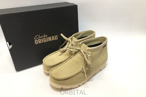 経堂) クラークス Clarks ワラビー ブーツ WALLABEE BT GTX サイズUK8 メープルスエード 11826 定価3.5万 未使用