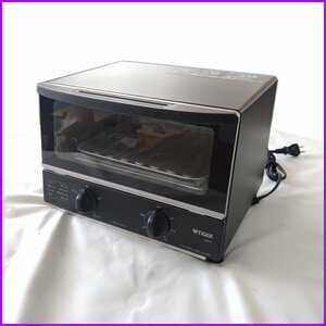 中古●タイガー●オーブントースター KAK-G101 2022年製 ブラック 温度調整可